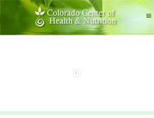 Tablet Screenshot of coloradohealthnutrition.com